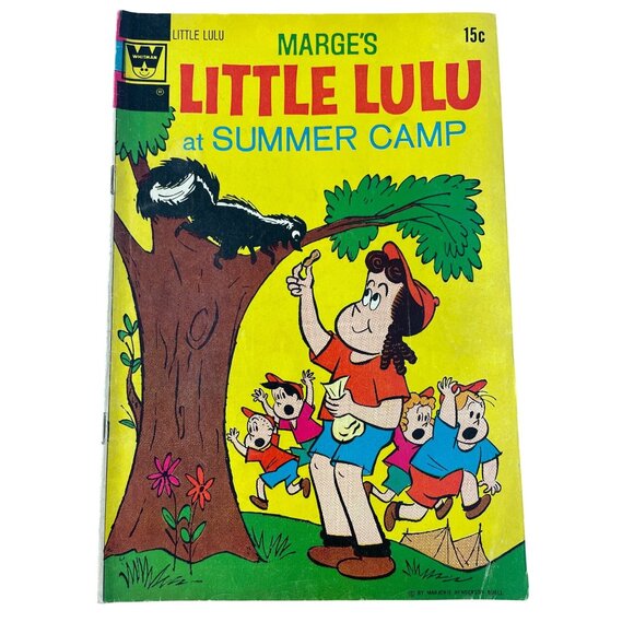 Whitman Marges Little Lulu At Summer Camp Comic Book #206 Issue Vintage 1972 - Picture 1 of 6